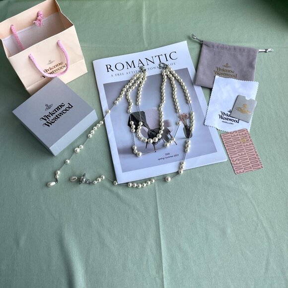 Vivienne Westwood Irregular Silver Necklace - Picture 1 of 10